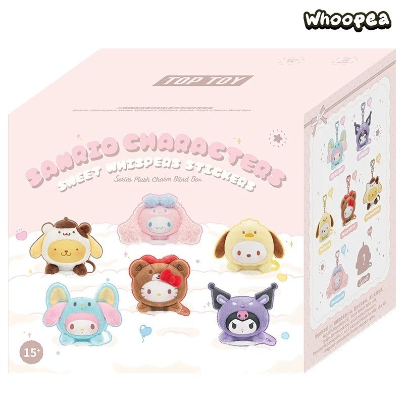 SANRI0 Sweet Whispers Stickers Series Plush Charm Blind Box (PRE-ORDER)