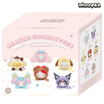 SANRI0 Sweet Whispers Stickers Series Plush Charm Blind Box (PRE-ORDER)
