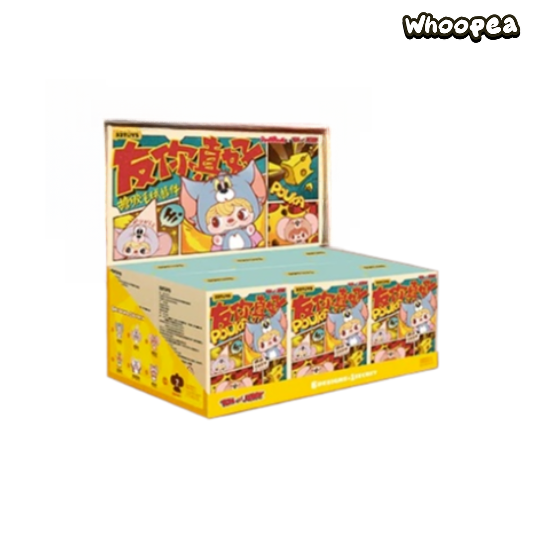 POUKAPOUKA × Tom and Jerry Glad to Have You Series Vinyl Plush Pendant Blind Box (PRE-ORDER)