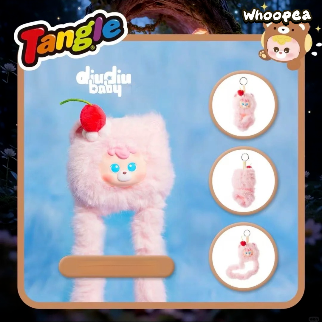 Diudiu baby & Tangle Marshmallow Bear Series Plush Pendant