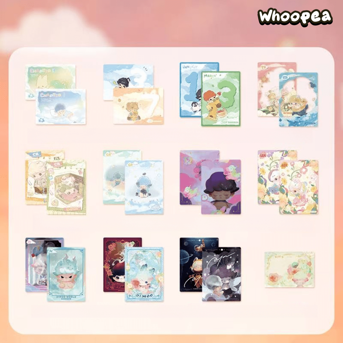 POP MART DIMOO Today's Weather Series Artistic Collection Cards Blind Box (PRE-ORDER)