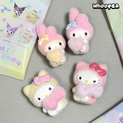 SANRI0 Fuzzy Rainbow Babies Series Mini Beans Blind Box