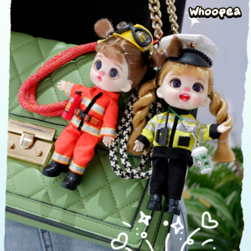 LUOLIFEN DOLL Sweet Girl Plush Phone Pendant Collection