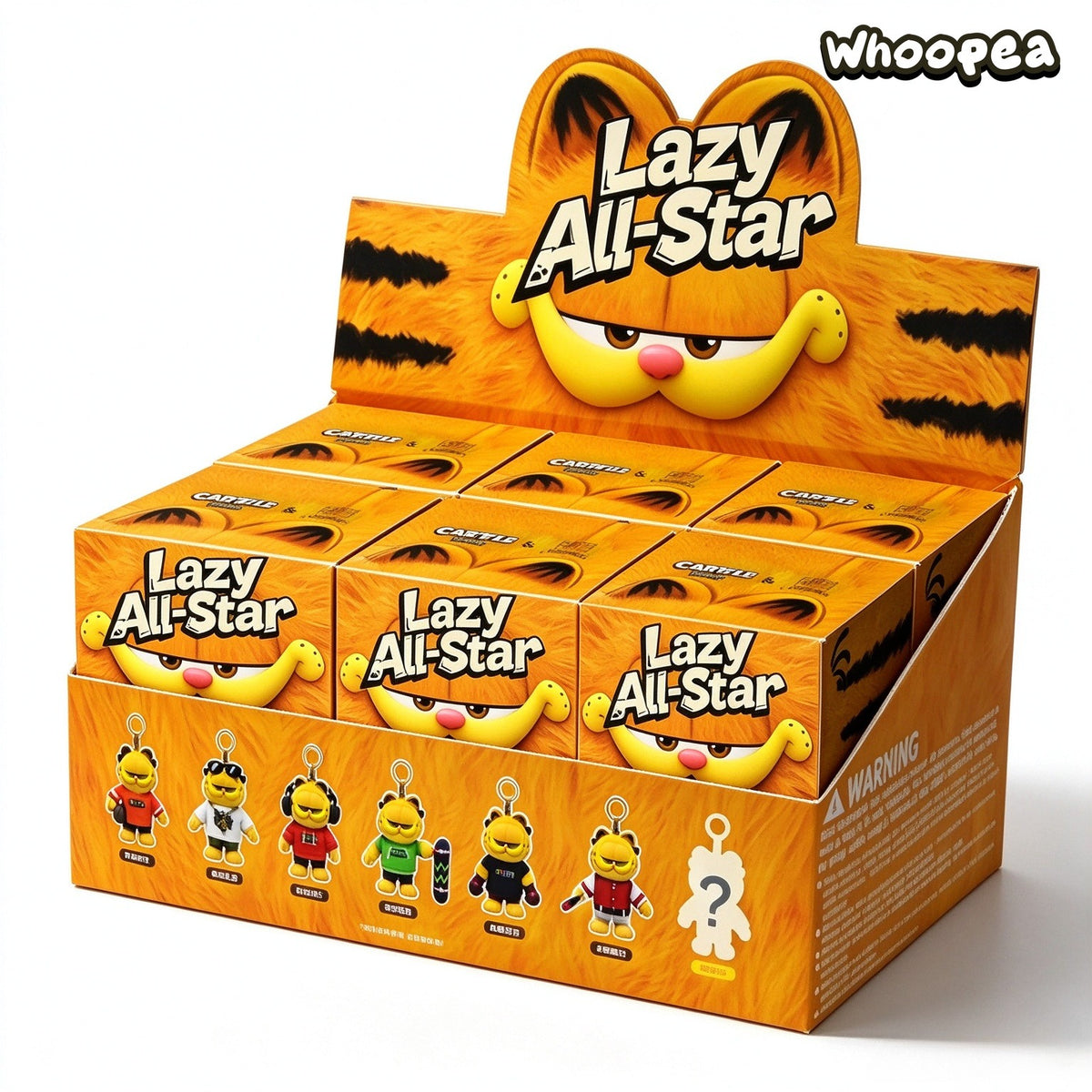 Garfield Lazy All-Star Series Plush Pendant Blind Box