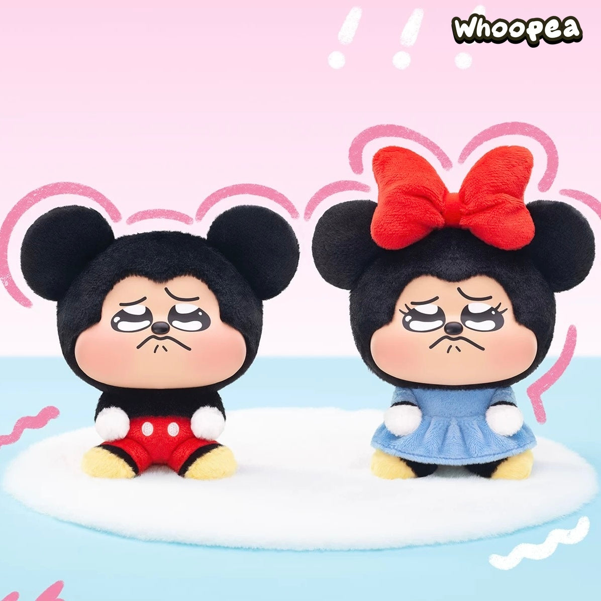 DSN Mickey Minnie Pouty Series Plush Pendant Blind Box