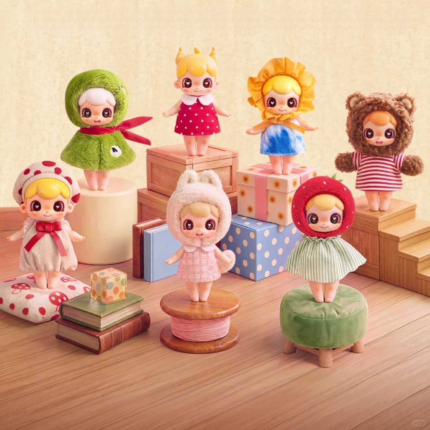 HEY PENNY PENNY'S FRIENDS Series Plush Pendant Blind Box