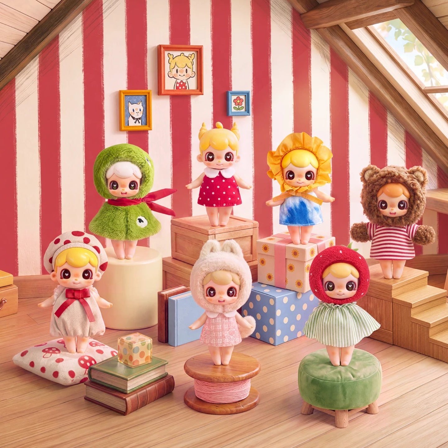 HEY PENNY PENNY'S FRIENDS Series Plush Pendant Blind Box