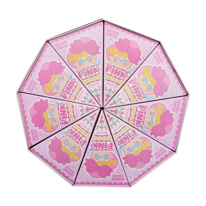 QOQO MINI FACE Pink Birthday Series PVC Figures Blind Box