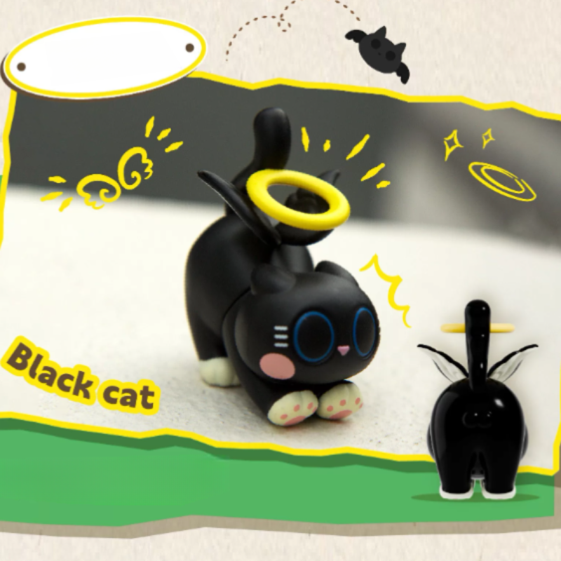 Doshii Cat Pa Pa Cat Series Figure Blind Box