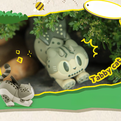 Doshii Cat Pa Pa Cat Series Figure Blind Box