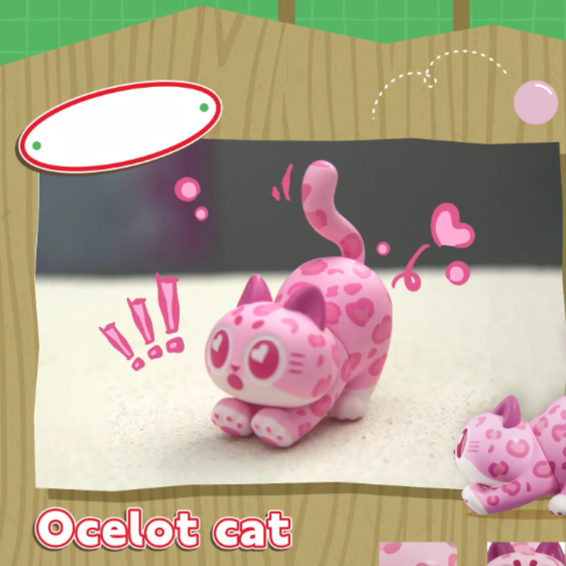 Doshii Cat Pa Pa Cat Series Figure Blind Box
