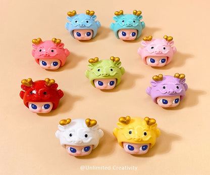 Side Eye Dragon Boy Collection, Mini Figures, 9 colors