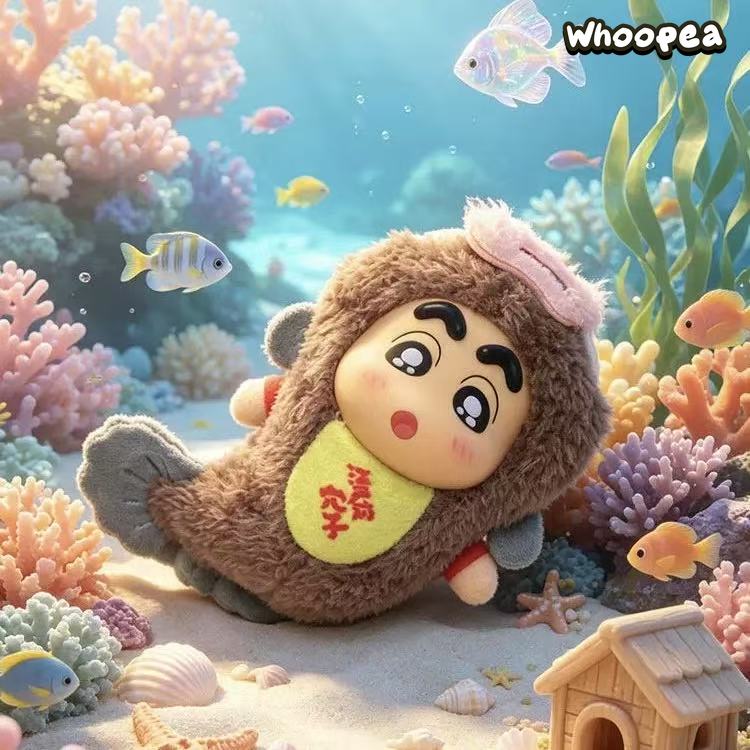 shinchanアートランバー Crayon Shin-chan Deep Sea Adventure Series Vinyl Plush Pendant