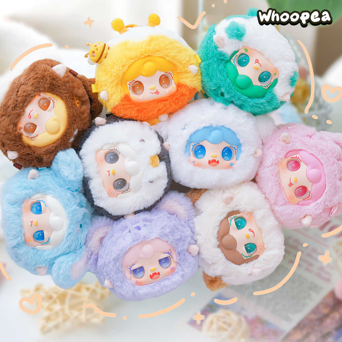 Yooki V1 Cute Series Plush Dolls, Blind Box