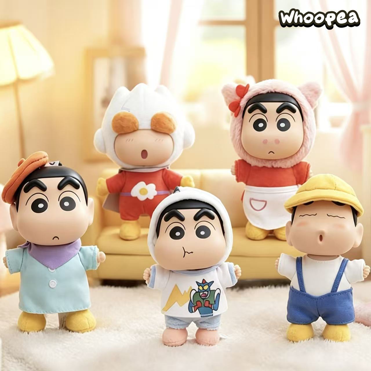 Crayon Shin-chan Shin-chan’s Wardrobe Series Plush Pendant Blind Box (PRE-ORDER）