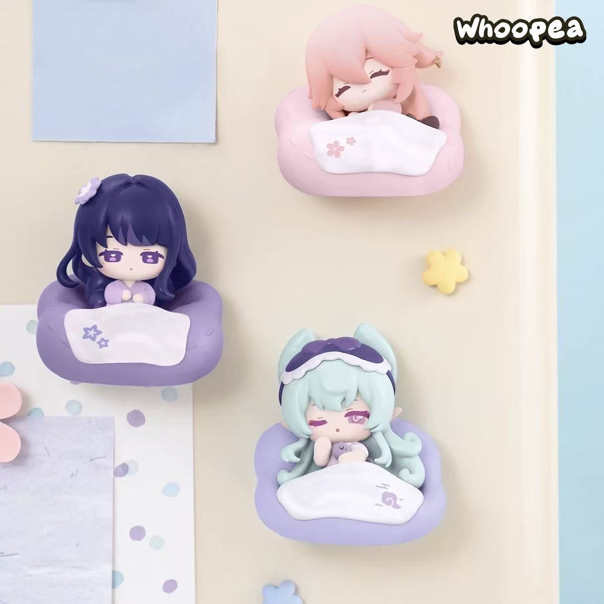 Genshin Impact miHaYo Cloud Pillow Dream Series Q-Version Fridge Magnet Blind Box