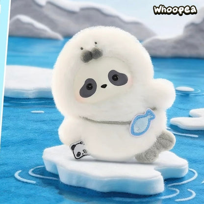 Panda Roll The Zoo In Hands Series Plush Pendant Blind Box