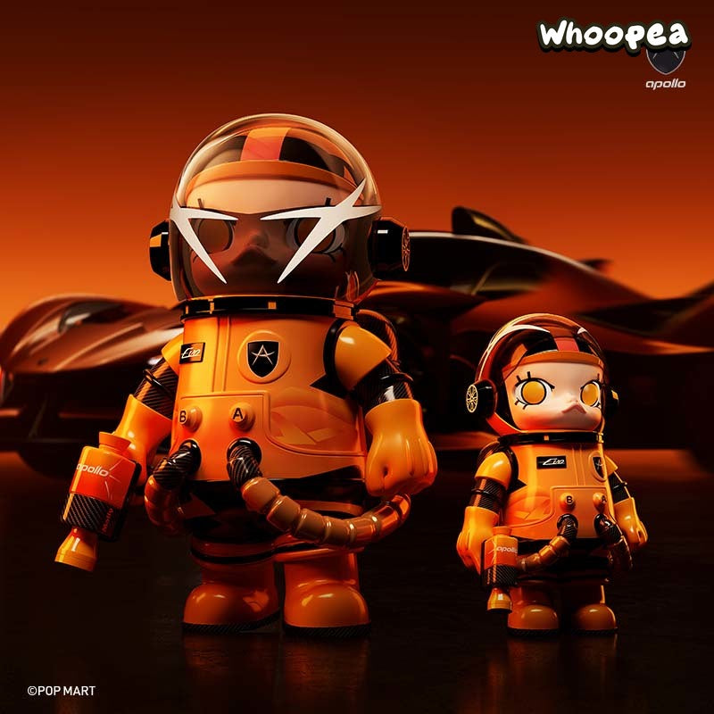 POP MART MEGA SPACE MOLLY 400% And 1000% APOLLO Series Figure
