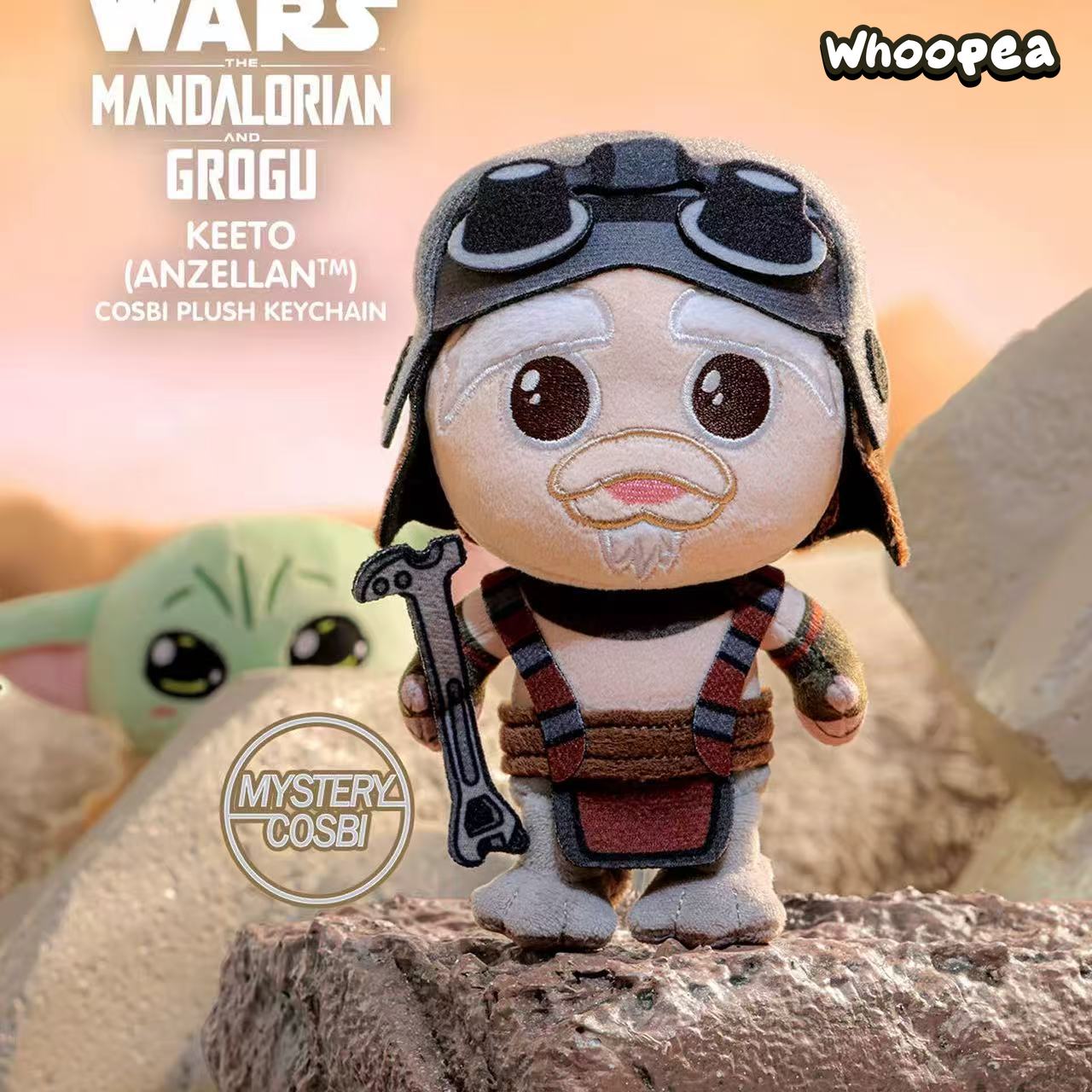 Star Wars The Mandalorian and Grogu Cosbi Plush Keychain Blind Box