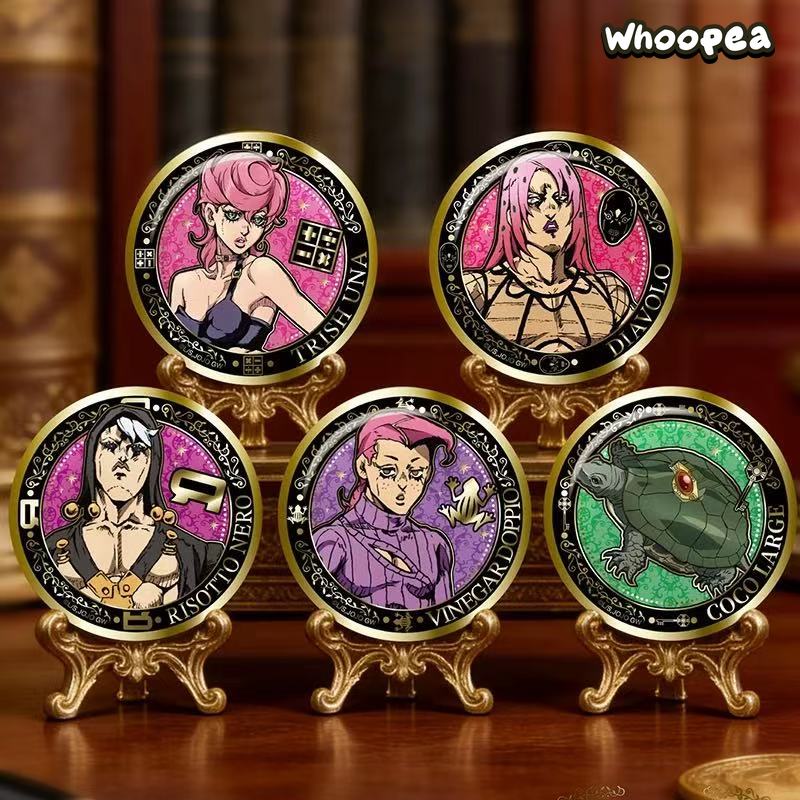 JoJo's Bizarre Adventure Golden Wind Gilt Series Badge Blind Box