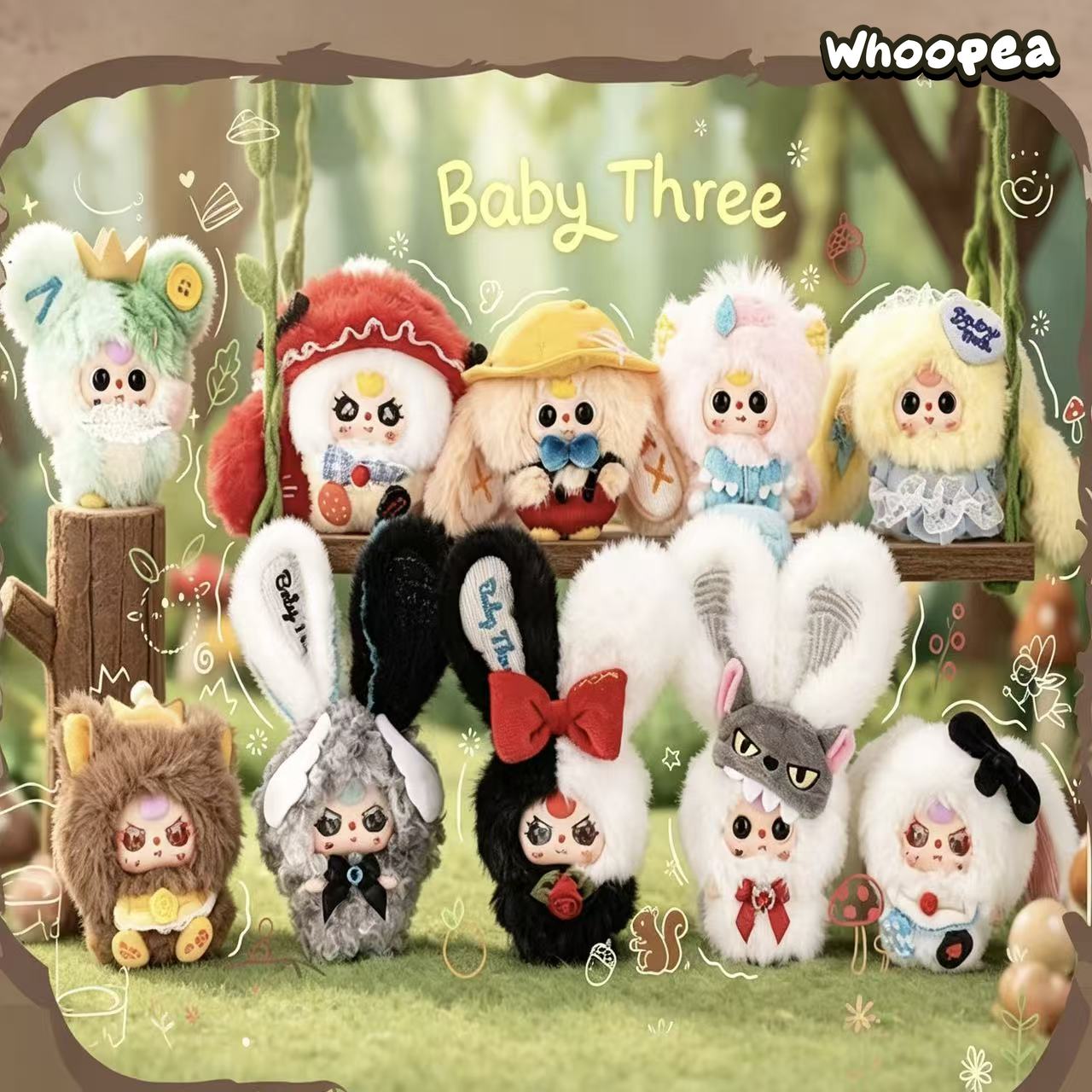 Baby Three The Fairy Tale World Series Plush Doll Blind Box