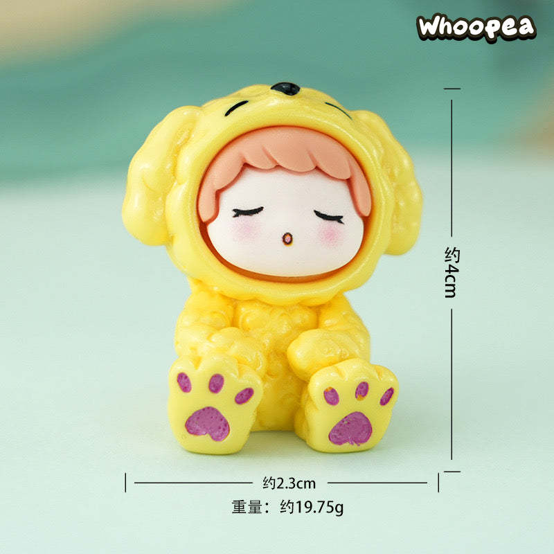 Sleeping Boy Collection, Mini Figures, 6 Colors