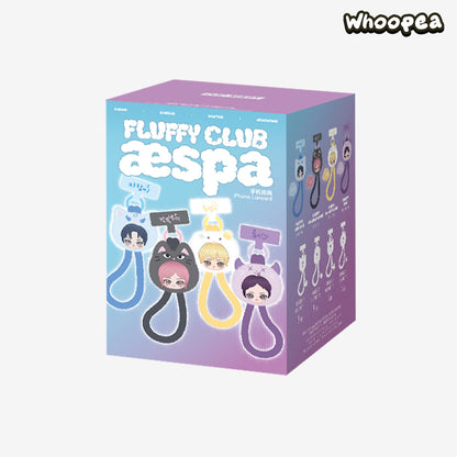 POP MART aespa Fluffy Club Series Phone Lanyard Blind Box