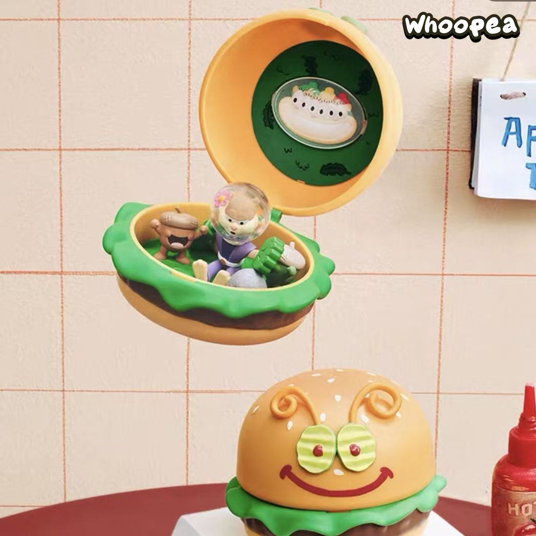 POPMART SpongeBob Krabby Patty Hot Sale Series Blind Box