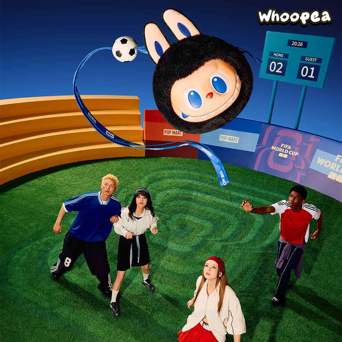THE MONSTERS × FIFA SERIES-Vinyl Plush Pendant Blind Box – WHOOPEA