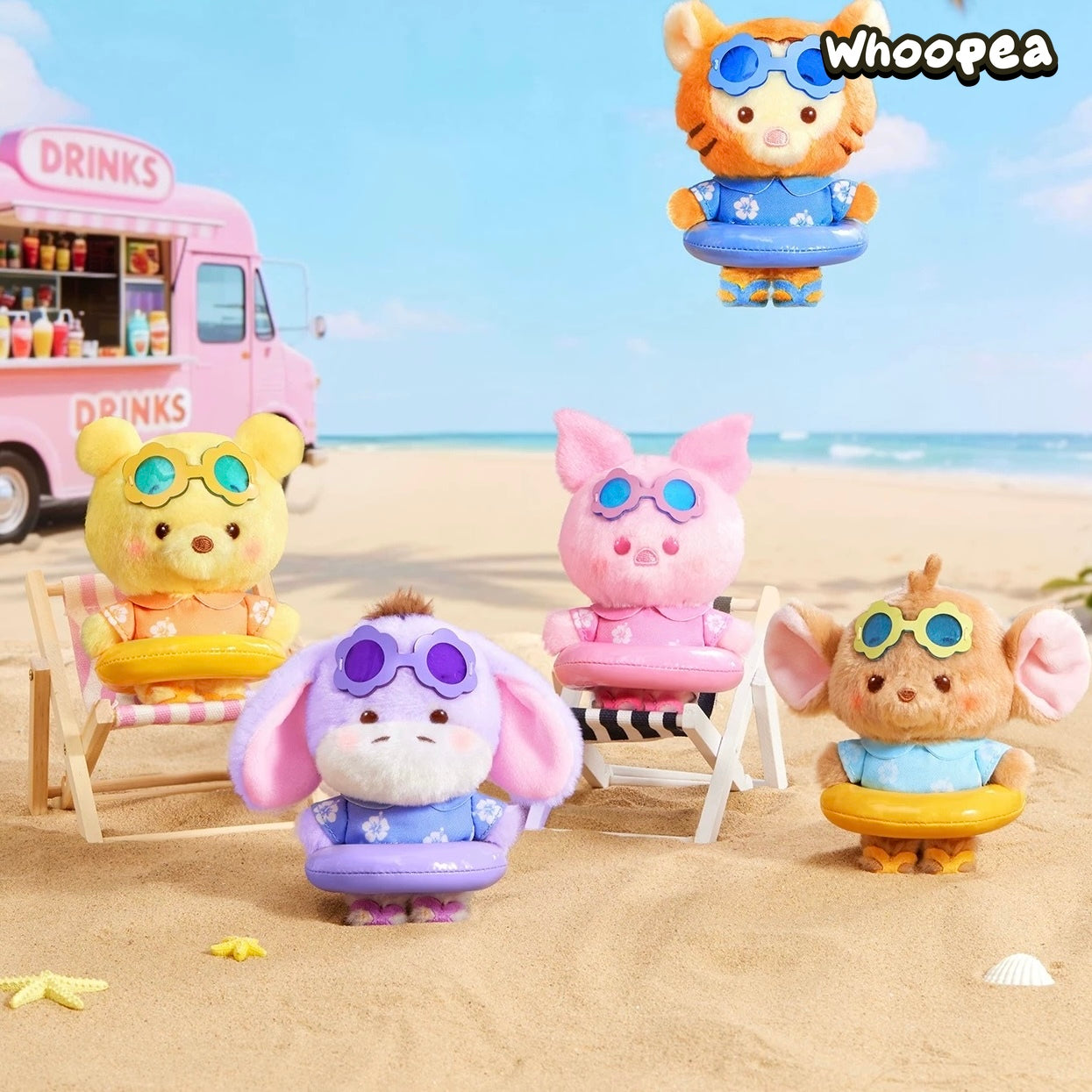 DSN Summer Swim Ring Series Plush Pendant Blind Box