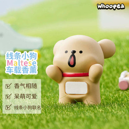 Maltese Car Freshener Series PVC Figures, Blind Box
