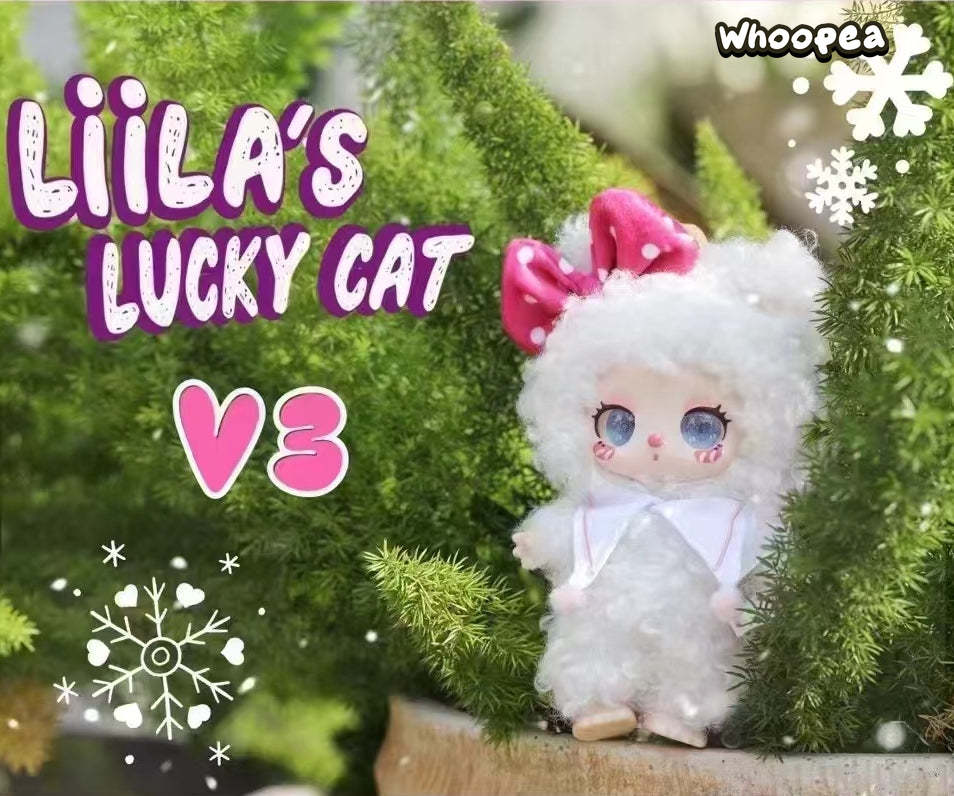 Liila's Lucky Cat v1 blind box ブラインドボックス LIILA V1 Lucky Cat Plush Series Blind Box