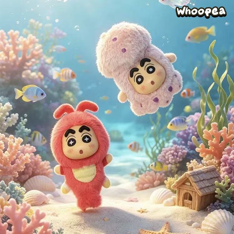 Crayon Shin-chan Deep Sea Adventure Series Vinyl Plush Pendant Blind Box