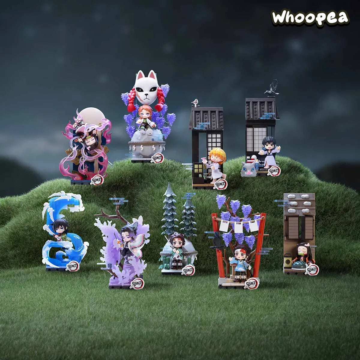 POP MART Demon Slayer Unwavering Resolve Arc Series Block Figures