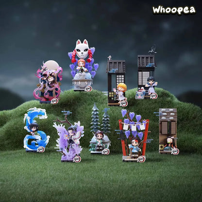 POP MART Demon Slayer Unwavering Resolve Arc Series Block Figures