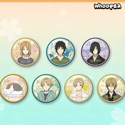 EAKI Natsume's Book of Friends Stained Glass Series Badge Blind Box