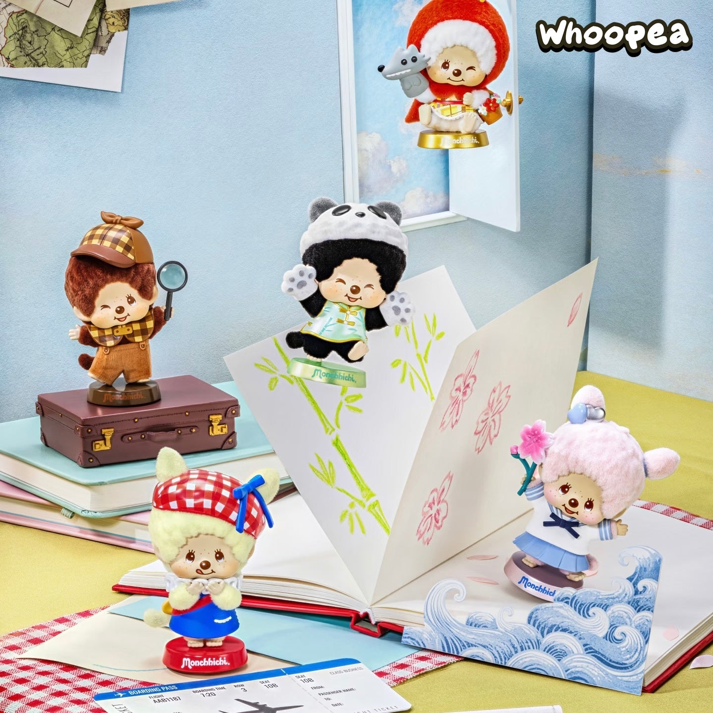 Monchhichi Global Tour Series Figure Blind Box – WHOOPEA