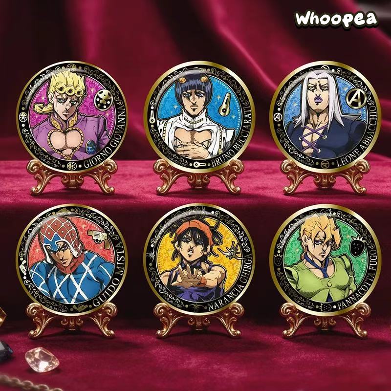 JoJo's Bizarre Adventure Golden Wind Gilt Series Badge Blind Box