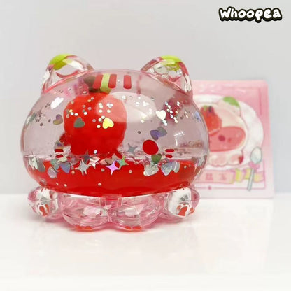 Strawberry Mousse Tower Octopus Meow Jelly Series Figure Blind Box
