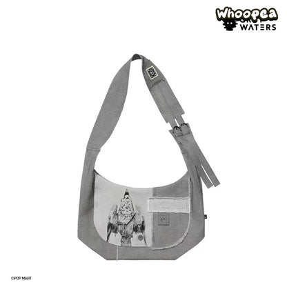 POP MART Hirono Leah Dou Airborne Messenger Patchwork Bag