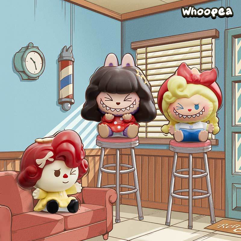 BooBooマン　20枚フルセット！　増殖 POP BEAN The Monsters Labubu Hair Salon Mini Bean Series Figure
