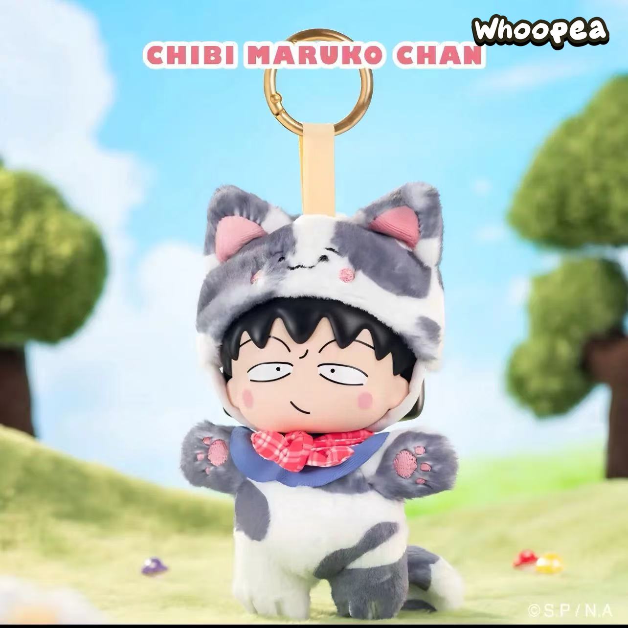 Chibi Maruko chan Meow Meow Kitty Series Plush Pendant Blind Box