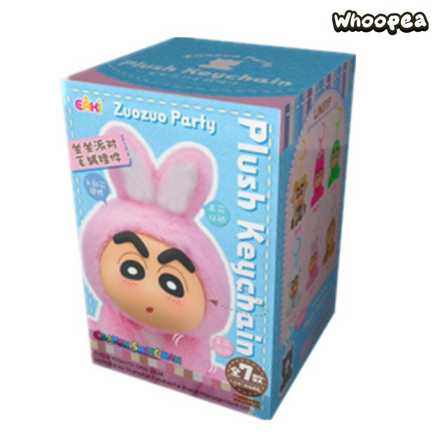 Crayon Shinchan Zuozuo Party Series Plüsch-Schlüsselanhänger Überraschungsbox 