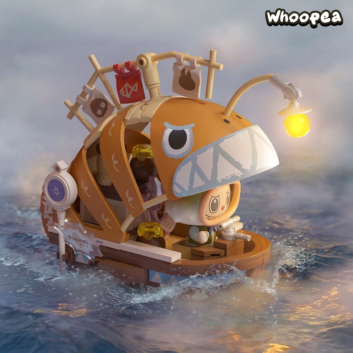 【新品】THE MONSTERS Chasing Mermaids ラブブ 船 POP MART THE MONSTERS Chasing Mermaids Series Blocks – WHOOPEA