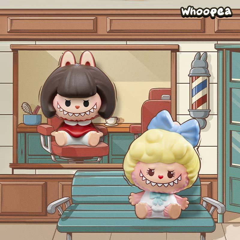 POP BEAN The Monsters Labubu Hair Salon Mini Bean Series Figure Blind Box