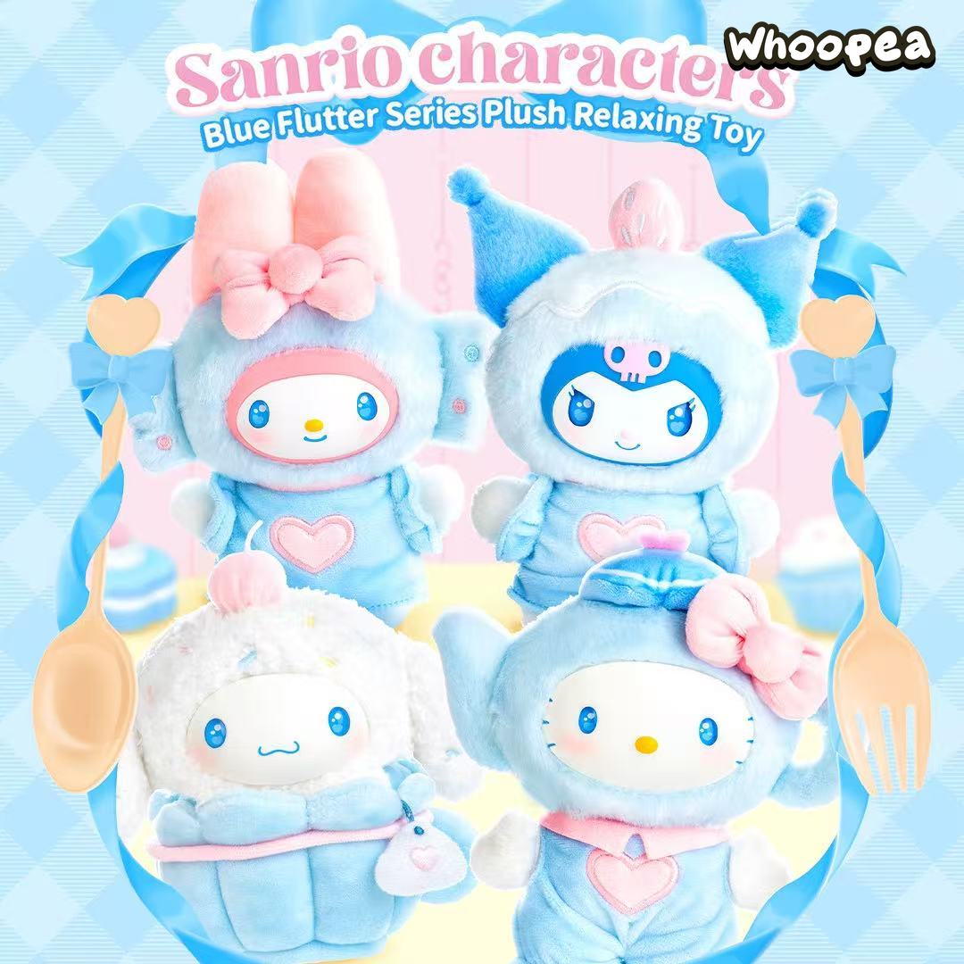 MINISO SANRI0 Characters Blue Flutter Series Plush Relaxing Toy Blind Box (PRE-ORDER)