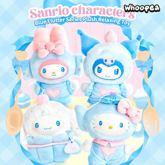 MINISO SANRI0 Characters Blue Flutter Series Plush Relaxing Toy Blind Box (PRE-ORDER)