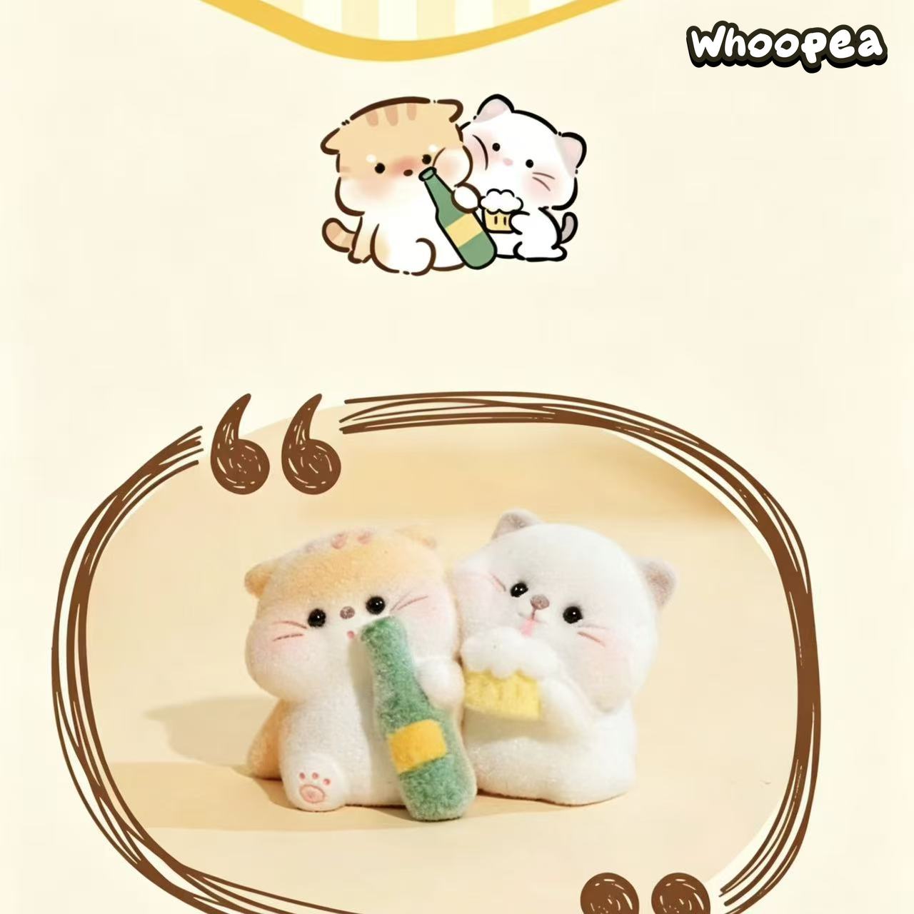 Cute Cat Snuggle Series Mini Figure Blind Box