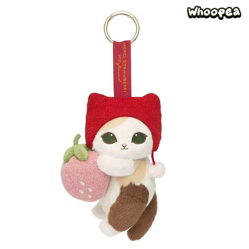 Mofusand MERCI STRAWBERRY Series Plush Pendant (PRE-ORDER)