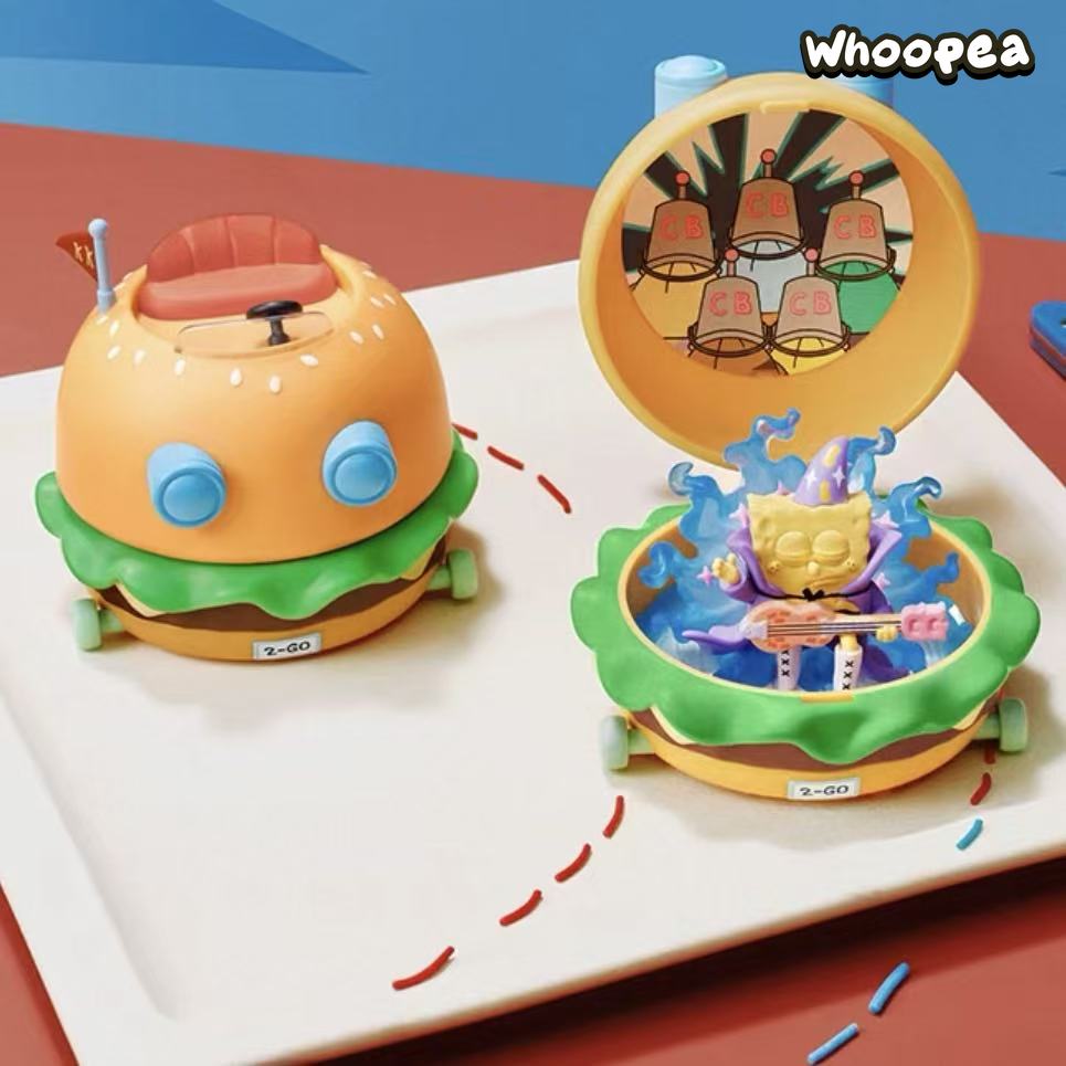 POPMART SpongeBob Krabby Patty Hot Sale Series Blind Box